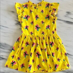 Stella McCartney Yellow butterfly Kids Dress girls 6